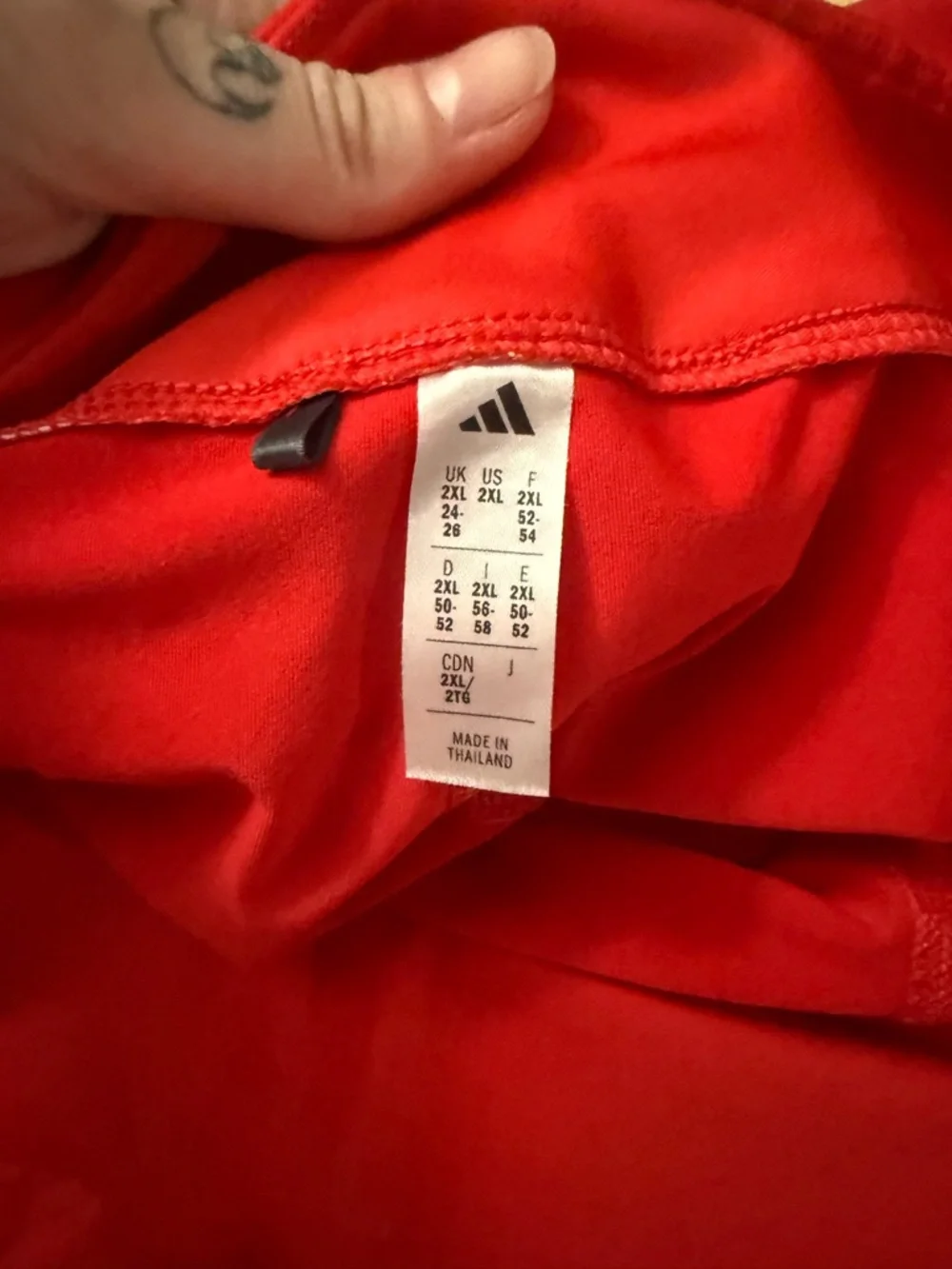 adidas red Ruffle Hem Active Skort - Picture 3 of 3